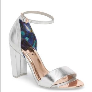 Ted Baker - phanda silver heels.